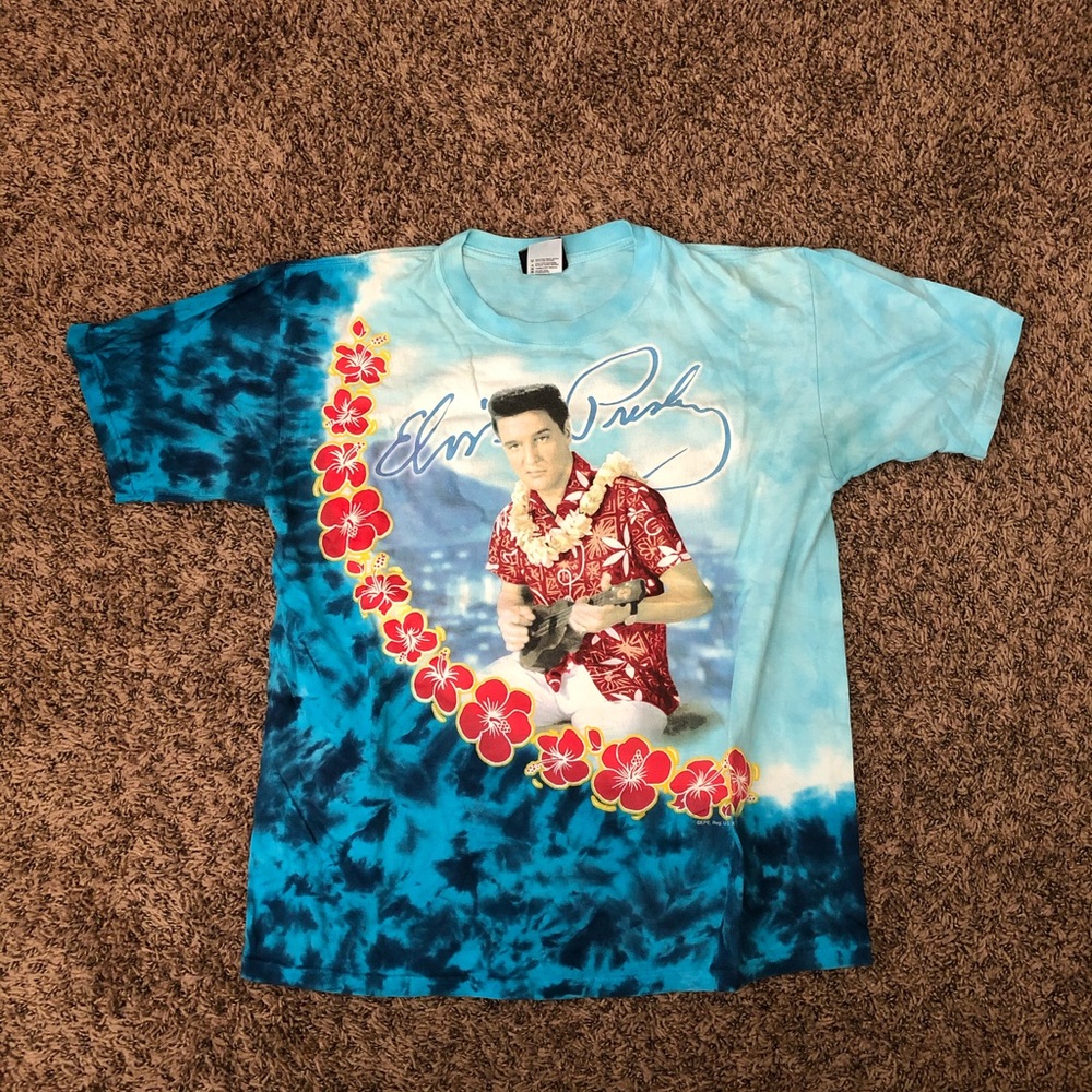 Elvis Presley Blue Hawaii Tye Dye Shirt!